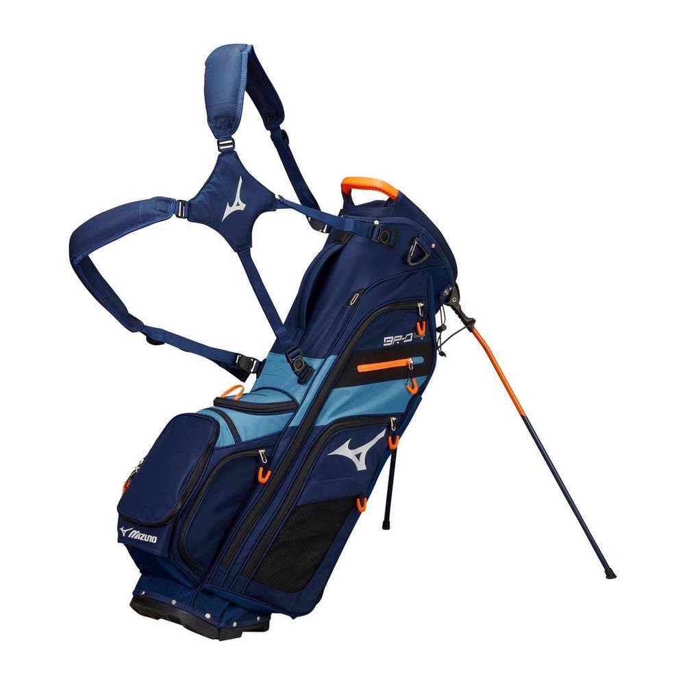 Borse Mizuno BR-D4 6-Way Stand Donna - Blu Marino/Grigie Blu - 83504-SAPG